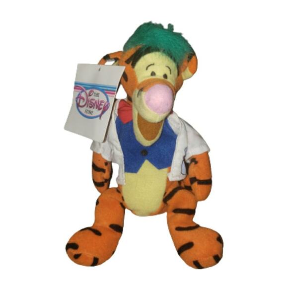 Disney Winnie The Pooh Tigger Mad Scientist 8" Beanbag Plush - Picture 1 of 3